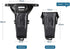 Rhinowalk Bike Saddle Bag Waterproof Bicycle Under Seat Bag Quick Disassembly Rainproof Mountain Road Bike Seat Bag Bicycle Professional Cycling A...