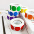 6 Colors 3000 Pieces Dot Stickers Color Code Circle Stickers Can Writing 1 Inch Office Supplies Stationery Sticker Garage Sale Stickers (6 Rolls, ...