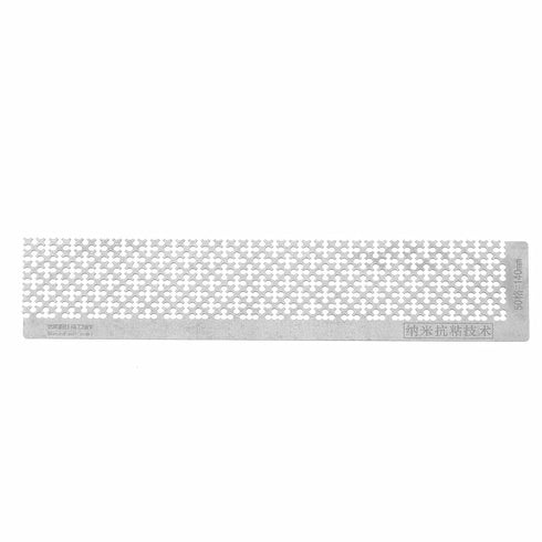 Zerodis Rhinestone Painting Ruler, Stainless Steel Mesh Ruler Blank Grids Point Drill Pen Ruler for 5D DIY Paintings Supplies(#3)...