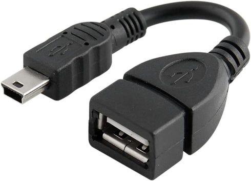 Mini USB Male to USB 2.0 Female Host OTG Adapter Cable...