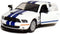 5" 2007 Shelby GT500 1:38 Scale (White/Blue Stripes) by Kinsmart...