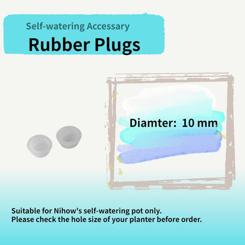 Nihow Self Watering Planter Accessory Set with Wick, Mesh - Enhance Your Plant's Growth and Health Easily...