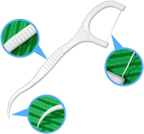 50 Count,Individually Wrapped Micro Dental Floss (50 Pcs)...