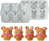 Candy Animal Silicone Mold Rabbit Bear Shape Chocolate Soap Cake Decorating DIY Kitchenware Bakeware Ice Mold Baking Tools (Rabbit Bear R_7.92 X7 ...