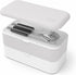 MONBENTO - Cutlery Set MB Slim Box Onyx for Lunch Box - 3 Pieces Fork Knife Spoon - Flatware Set Work Lunch Packing - Suitable for MB Original & M...