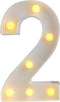 Sunnyglade Decorative LED Letter Lights Sign?Light Up Marquee Letters for Wall Wedding Birthday Party Christmas Home Bar Decoration(2)...