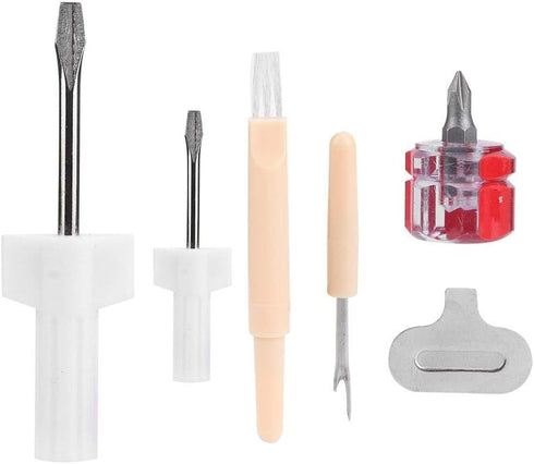 TOPINCN 5Pcs/Set Sewing Screwdriver Thread Removal Tool Plastic and Metal Material Household Sewing Machine Repair Accessories......