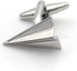 Paper Plane Style Silver Cufflinks...