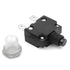 30Amp Thermal Circuit Breaker Assortment Kit Push Button Manual Reset 125/250V AC 32V DC Quick Connect Terminals Waterproof Button Caps for Overlo...