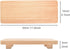 Pine Wood Riser for Home Decor, Small Plant Stands, Decorative Wood Risers, Wood Pedestal Stand, Rustic Wooden Trays for Kitchen Counters (11.8x4....