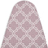 Encasa Ironing Board Covers (57"x22") Drawstring Tightening with Thick 3 mm Felt Padding, Easy Fit, Scorch Resistant, Printed - Mauve Tiles...