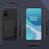 Case for Oneplus 8T 5G Phone Case with Tempered Glass Screen Protector, Folding Kickstand/Stand Wallet Case Card Holder/ Slots Silicone TPU Shockp...