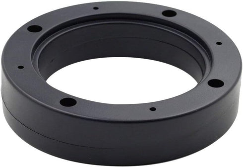 2Pcs Auto Car Truck 4" Dia Universal Black Plastic Speaker Spacer Adaptor Ring Mounting Bracket...