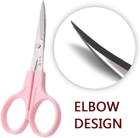 3 Pcs Small Embroidery Curved Scissors Cross Stitch Sewing Craft Small Tools DIY Scissors for Crafting, Sewing, Dressmaking, Cloth...