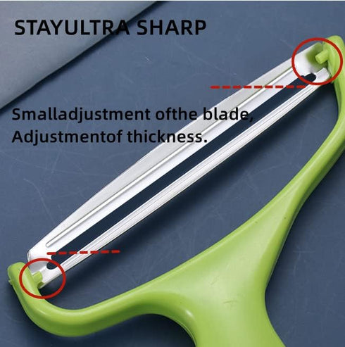 Vegetable Peeler Cabbage Cutting Machine MOANLMY shredded kitchen stainless steel peeling knife gadget shredded cabbage Coleslaw, a must-have tool...