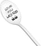 Ice Tea Spoon Birthday Gifts, 9-Inch Engraved long Coffee Spoon Funny Gifts for Valentine's Day, Mother's Day, Father's Day, Christmas Stocking St...