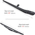 OTUAYAUTO Rear Windshield Wiper Arm Blade Set, Replacement for Jeep Liberty 2008-2012 Vehicles - Replacement OEM 68034341AD...