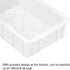 PATIKIL 10"x7"x3" Plastic Lab Tray, Rectangle Utility Stackable Box Crafts Organizer White for Tools Storage...