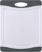 Farberware Nonslip Poly Cutting Board, 8x10-Inch, Gray and White...