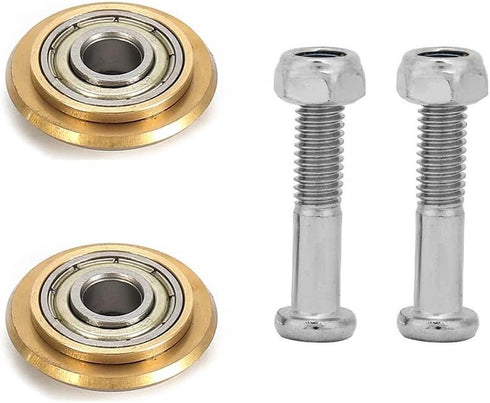 2 Pack Tile Cutter Wheel Cutting Blade Replacement Premium Tungsten Carbide Bearing Ceramic 22×6×6mm Scoring With Bolt Lock Nut For Wall Floor Til...