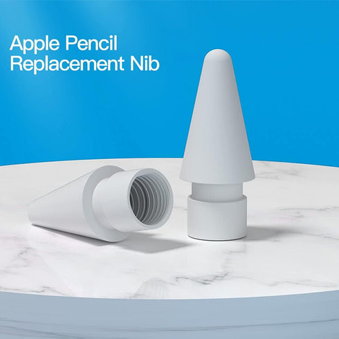 Tips Compatible with Apple Pencil 1st & 2nd Generation nibs Replacement iPad Pro iPencil White (2 Pack)...
