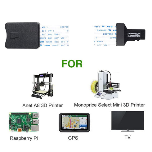 xiwai Micro-SD TF Memory Card Kit Male to TF Female Extension Soft Flat FPC Cable Extender 25cm...