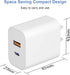 USB C Wall Charger Block, 2-Pack Dual Port PD Power Adapter Fast Charging Block Compatible with iPhone 15/15 Pro/15 Pro Max/15 Plus/14/13/12/11, X...