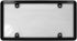 Custom Accessories 90060 Clear Custom Combos License Plate Cover and Frame with Black Plastic Frame...