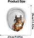 1Pcs 3D Cartoon Squirrel Toilet Sticker Creative Squirrel Toilet Lid Decal Funny Toilet Seat Lid Sticker Novelty Toilet Seat Decals Waterproof Sel...