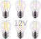 Low Voltage Mini Globe LED Bulb, AC 12V / DC 12V Input, 2W 200Lm, Dimmable with 12V DC Dimmer, E26 Base, Warm White Light, 25W Incandescent Replac...