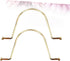ULDIGI 2pcs Tote Bag Accessories Vintage Purse Metallic Wallet Bag Handles Purse Hardware Replacement Handle Repair Accessories Bag Making Handbag...