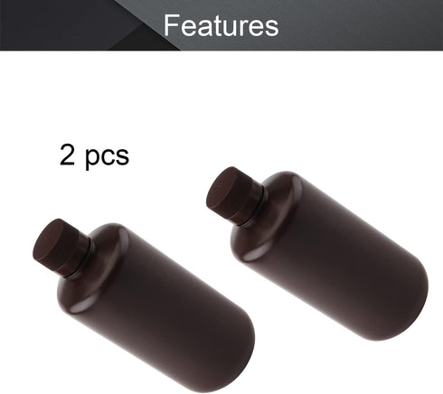 Othmro 2Pcs 33.8oz Plastic Containers Lab Chemical Reagent Bottles, 1000ml Small Mouth Liquid Solid Storage Bottles Round Sample Storage Container...