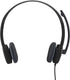 Logitech Headset H151 Wired Headset with Mic, Analog Stereo Headphones with Rotating Noise-Cancelling Microphone, 3.5 mm Audio Jack, in-Line Contr...