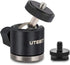 UTEBIT Mini Ball Head, Tripod Head with 1/4" hot Shoe, 360° Rotatable Ball Heads Camera Mount Adapter, Aluminium 20mm Ballhead Compatible with Tri...