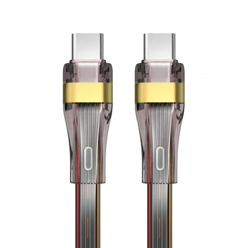 CY Cable USB-C Type C to USB-C Ultra Slim Flat Power USB2.0 Data 65W Fast Charge for Laptop Tablet Phone (200cm)...