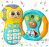 TOY Life Baby Cell Phone Toys for Toddlers 1-3, Play Phone for Toddler, Kids Steering Wheel Toy, Infant Toys 6-12 Months, Baby Boy Light Up Musica...
