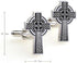 Celtic Cross Irish Ireland Pair Cufflinks in a Presentation Gift Box & Polishing Cloth...