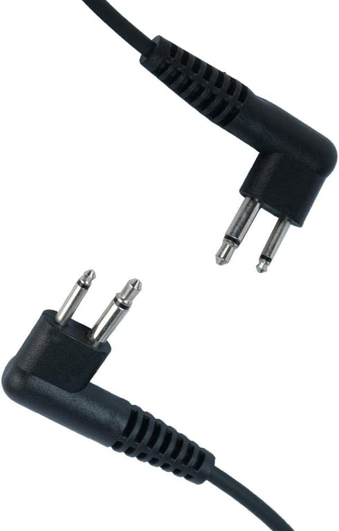 2 Pin Motorola Ear Pieces Noise Cancelling Earpiece Headphone Overhead Headset for Motorola walkie Talkie 2 Way Radio Cls1110 Cls1410 Cp200 etc......