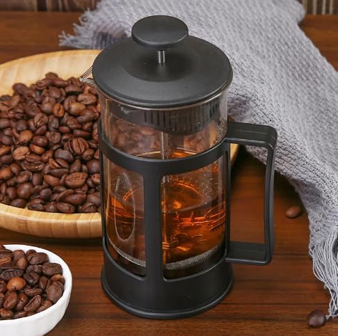 Roast'n Berry French Press Coffee Maker, Tea Maker, Travel Coffee Presses, Cold Brew Heat Resistant Thickened Borosilicate Coffee Pot for Camping ...