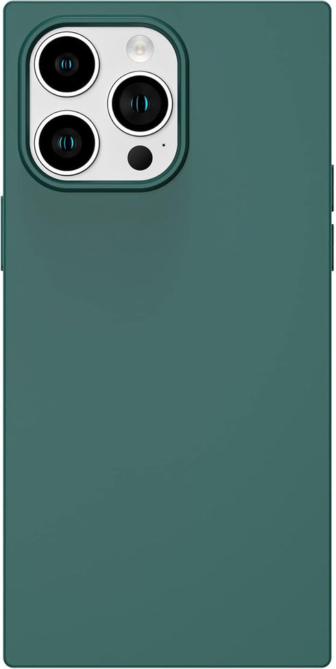 Cocomii - Rectangle Case Compatible with iPhone 13 Pro Max/12 Pro Max - Soft Touch Silicone, Microfiber Lining, Women Girls Men, Case for iPhone 1...