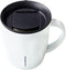 PARACITY Insulated Coffee Mug Stainless Steel Coffee Mug with Lid Handle Double Wall Vacuum Travel Mug Camping Tumbler Cup Men Women 12 oz (White)...
