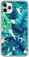 Blingy's for iPhone 12 Pro Case (6.1 inch), Tropical Palm Leaves Pattern Cute Floral Jungle Style Transparent Soft TPU Protective Clear Case Compa...