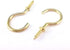 yueton 50pcs Metal Screw-in Ceiling Hooks Cup Hooks (Gold)...