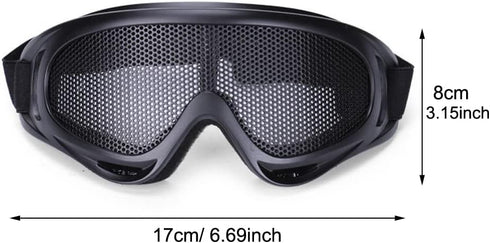 ARMADIO Airsoft Protective Goggles High Density Metal Mesh Goggle Military Tactical Goggles Safety Glasses for Outdoor Sports...