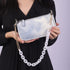 Handbag Acrylic Strap Chain Shoulder Cross Body Purse Bag Straps Replacement Chain White (Style 3)...