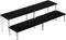 BYCY 2 Tier Black Acrylic Display Stand Cupcakes Holder, Dessert Display Riser for Great Event, Birthday Party, Wedding Party ( 1 Pack - 16" x 6.9...