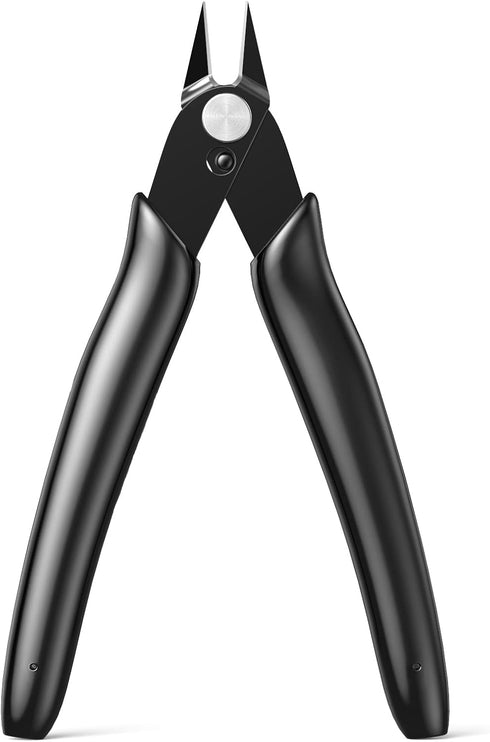 BOENFU Precision Wire Cutter Jewelry Zip Tie Cutters Flush Cutters Nippers Small Side Cutting Pliers for 3d Print, Plastic Models, Jewelry, Electr...
