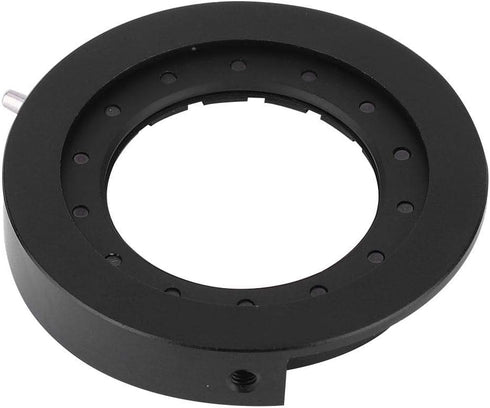 Iris Diaphragm, Microscope Iris Adapter Aperture Adjustable Lens Optical Diaphragm for Microscope (SK25 with Bas)...