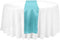 LinenTablecloth 14 x 108-Inch Satin Table Runner Turquoise...