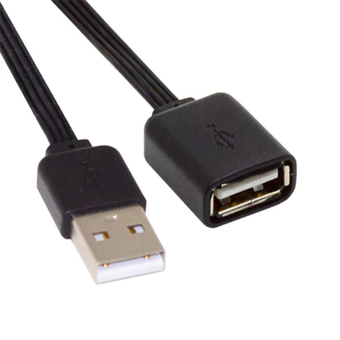 xiwai 13cm USB 2.0 Type-A Male to Type-A Male Female Data Flat Slim FPC Cable for FPV & Disk & Phone...